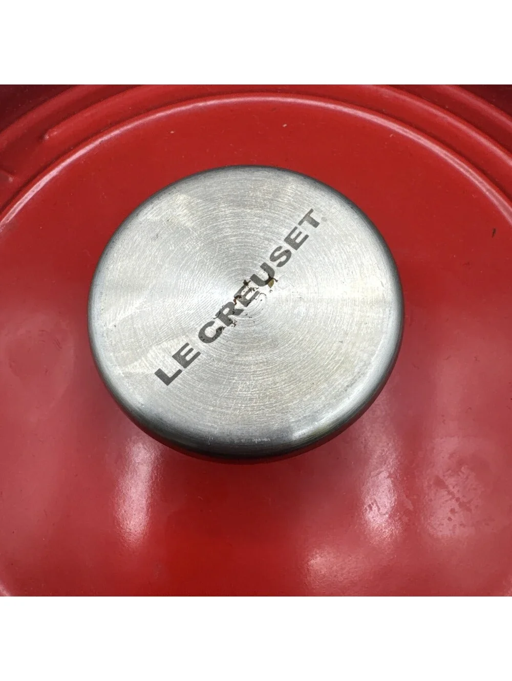 VTG Le Creuset 3.5 qt 22 cm  Dutch Oven Red With Handles